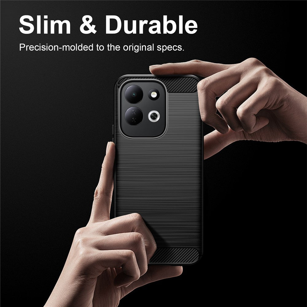 Θήκη για Xiaomi Redmi 17 5G / 17 4G, Techsuit, Carbon, Μαύρο