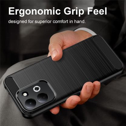 Θήκη για Xiaomi Redmi 17 5G / 17 4G, Techsuit, Carbon, Μαύρο