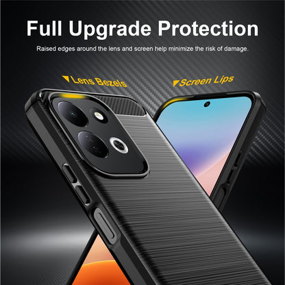 Θήκη για Xiaomi Redmi 17 5G / 17 4G, Techsuit, Carbon, Μαύρο