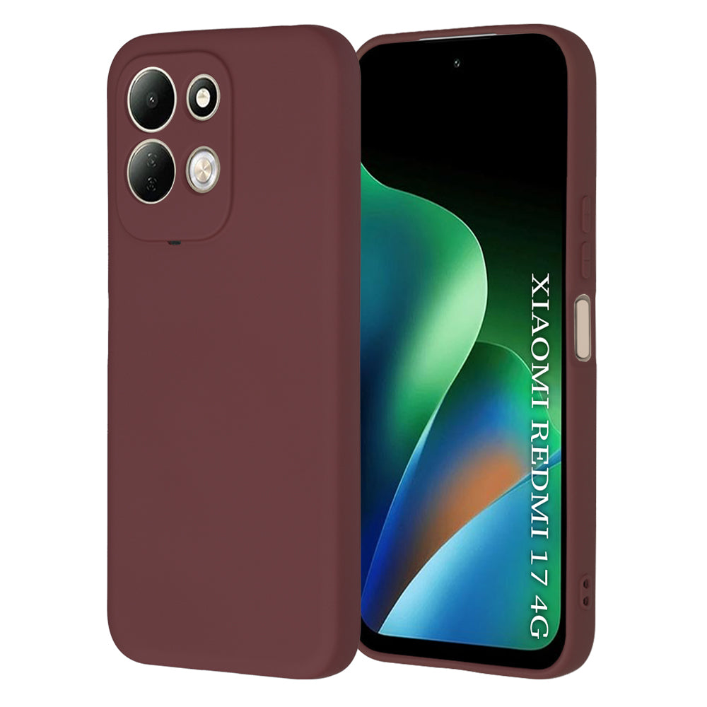 Θήκη για Xiaomi Redmi 17 5G / 17 4G, Techsuit, SoftFlex, Μπορντό