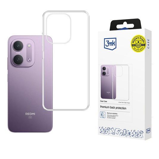 Θήκη για Xiaomi Redmi 17C 5G, 3MK, Διαφανής, Διάφανη
