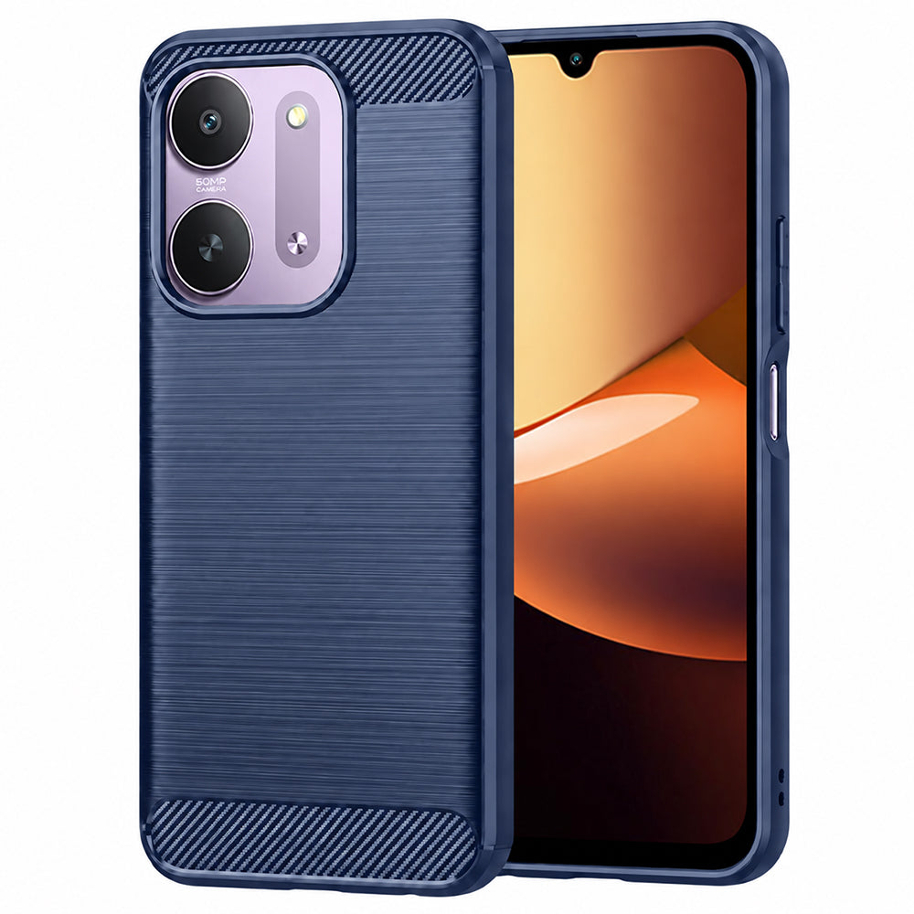 Θήκη για Xiaomi Redmi 17C 5G, Techsuit, Carbon, Μπλε