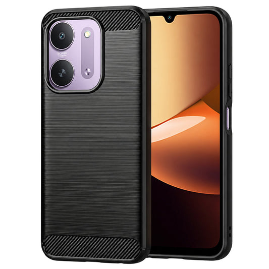 Θήκη για Xiaomi Redmi 17C 5G, Techsuit, Carbon, Μαύρο