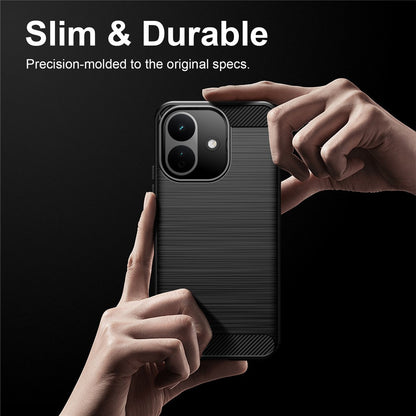 Θήκη για Xiaomi Redmi 17C 5G, Techsuit, Carbon, Μαύρο