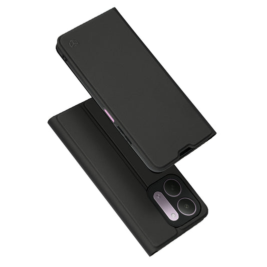 Θήκη για Xiaomi Redmi 17C 5G, Techsuit, Magskin Book, Μαύρη