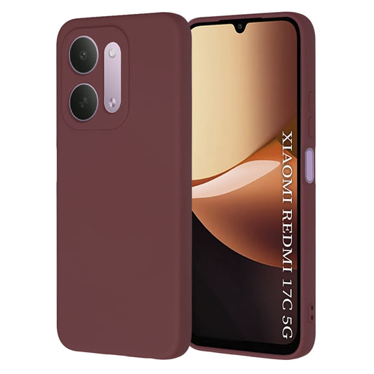 Θήκη για Xiaomi Redmi 17C 5G, Techsuit, SoftFlex, Μπορντό