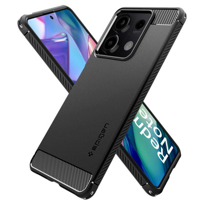 Θήκη για Xiaomi Redmi Note 13 5G, Spigen, Rugged Armor, Μαύρη ACS07665