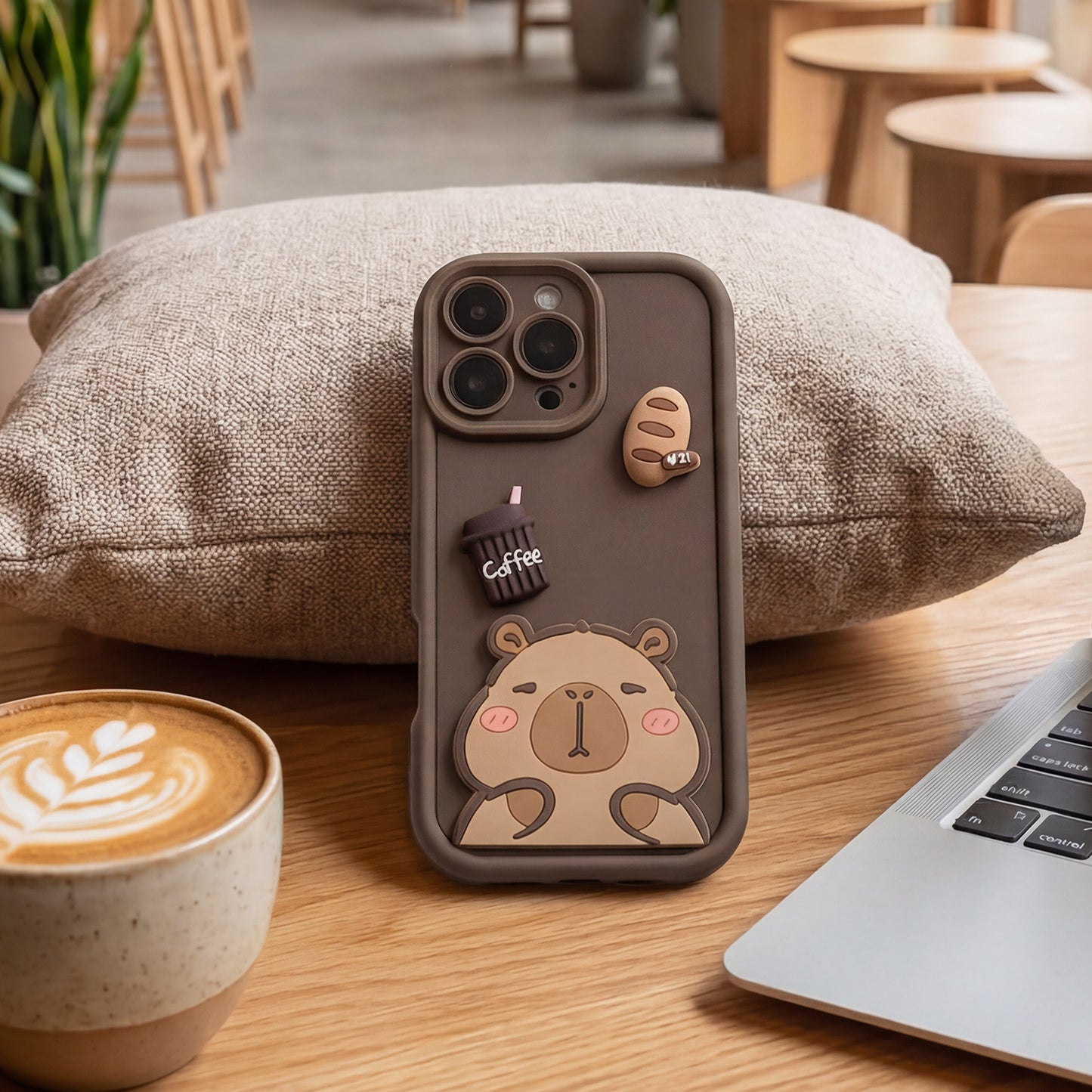 Θήκη για Xiaomi Redmi Note 15 Pro 5G, OEM, Ultra Trendy 3D Capybara, Καφέ