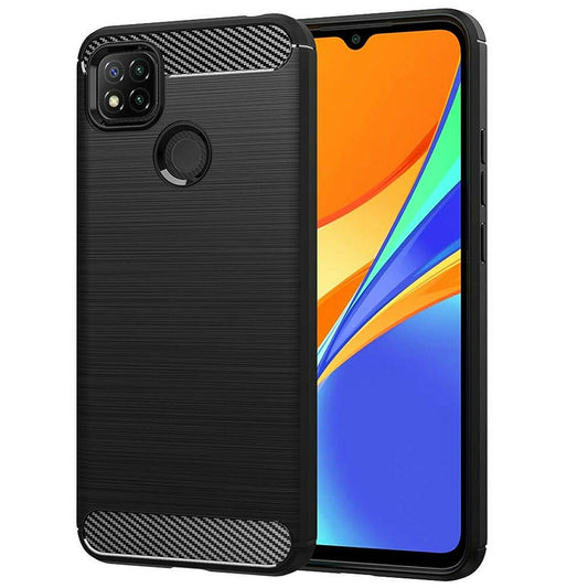 Θήκη για Xiaomi Redmi 9C NFC / 9C, Techsuit, Carbon, Μαύρο