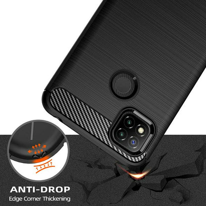 Θήκη για Xiaomi Redmi 9C NFC / 9C, Techsuit, Carbon, Μαύρο
