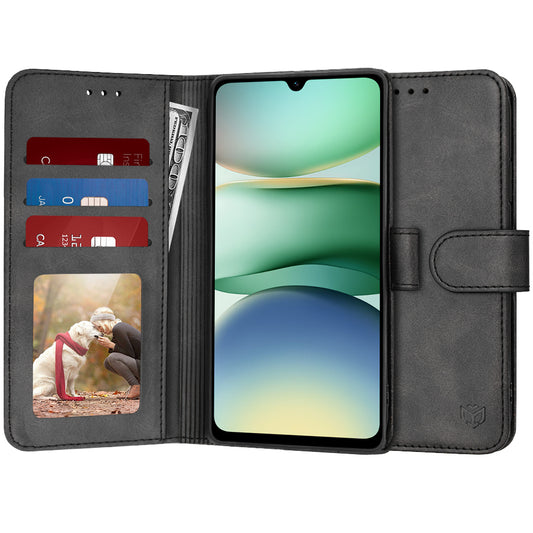 Θήκη για Xiaomi Redmi A5 4G (Standard), Techsuit, Diary Book, Μαύρη