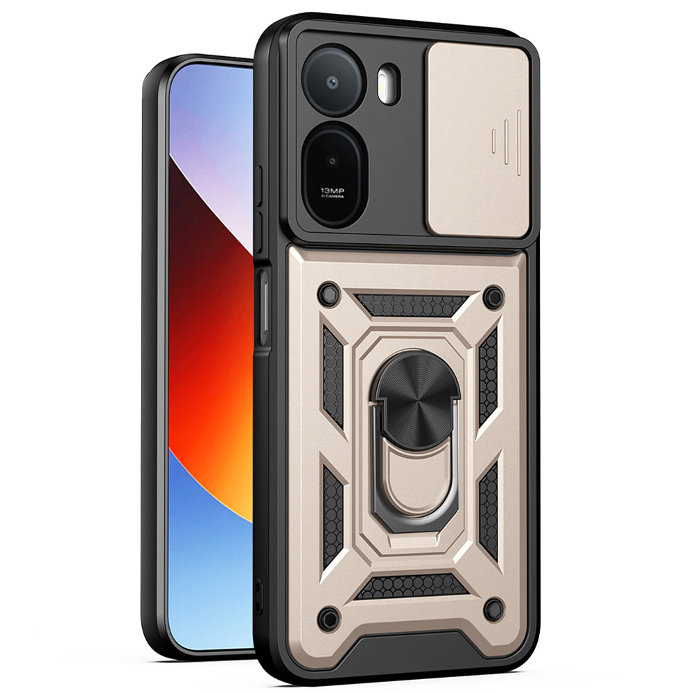 Θήκη για Xiaomi Redmi A7 Pro 4G, Techsuit, CamShield, Χρυσή