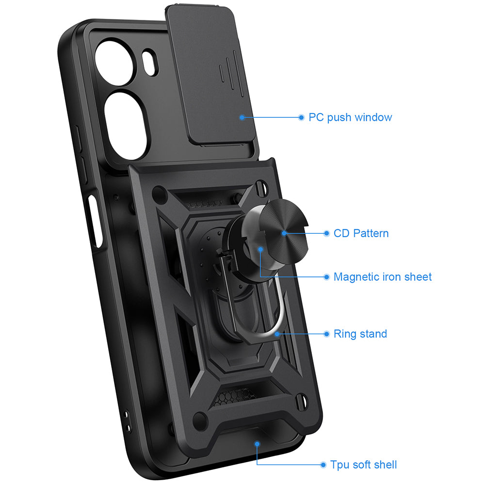 Θήκη για Xiaomi Redmi A7 Pro 4G, Techsuit, CamShield, Χρυσή