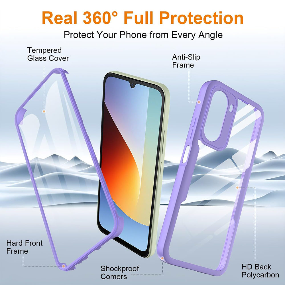 Θήκη για Xiaomi Redmi A7 Pro 4G, Techsuit, ColorVerse 360, Μωβ