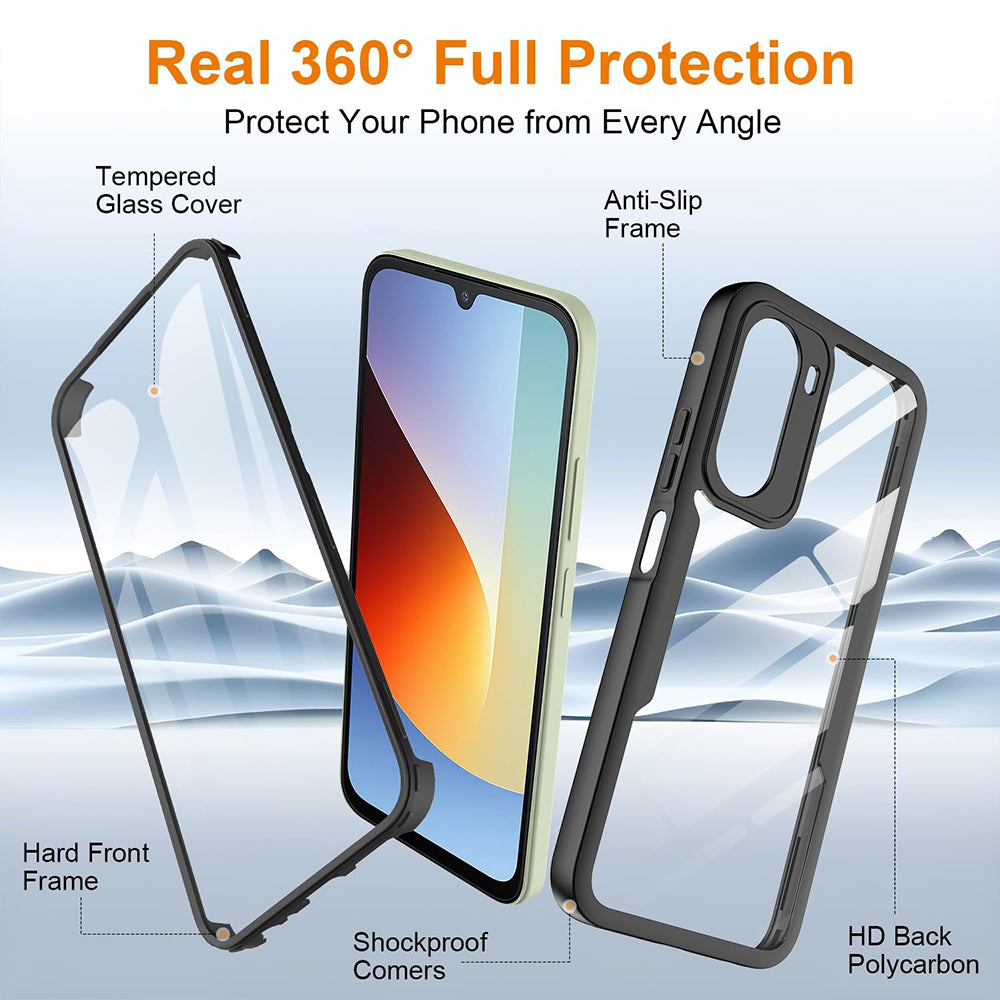 Θήκη για Xiaomi Redmi A7 Pro 4G, Techsuit, ColorVerse 360, Μαύρο