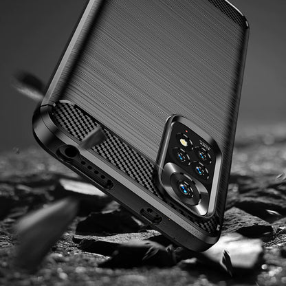 Θήκη για Xiaomi Redmi Note 11S / Note 11, Techsuit, Carbon, Μαύρο