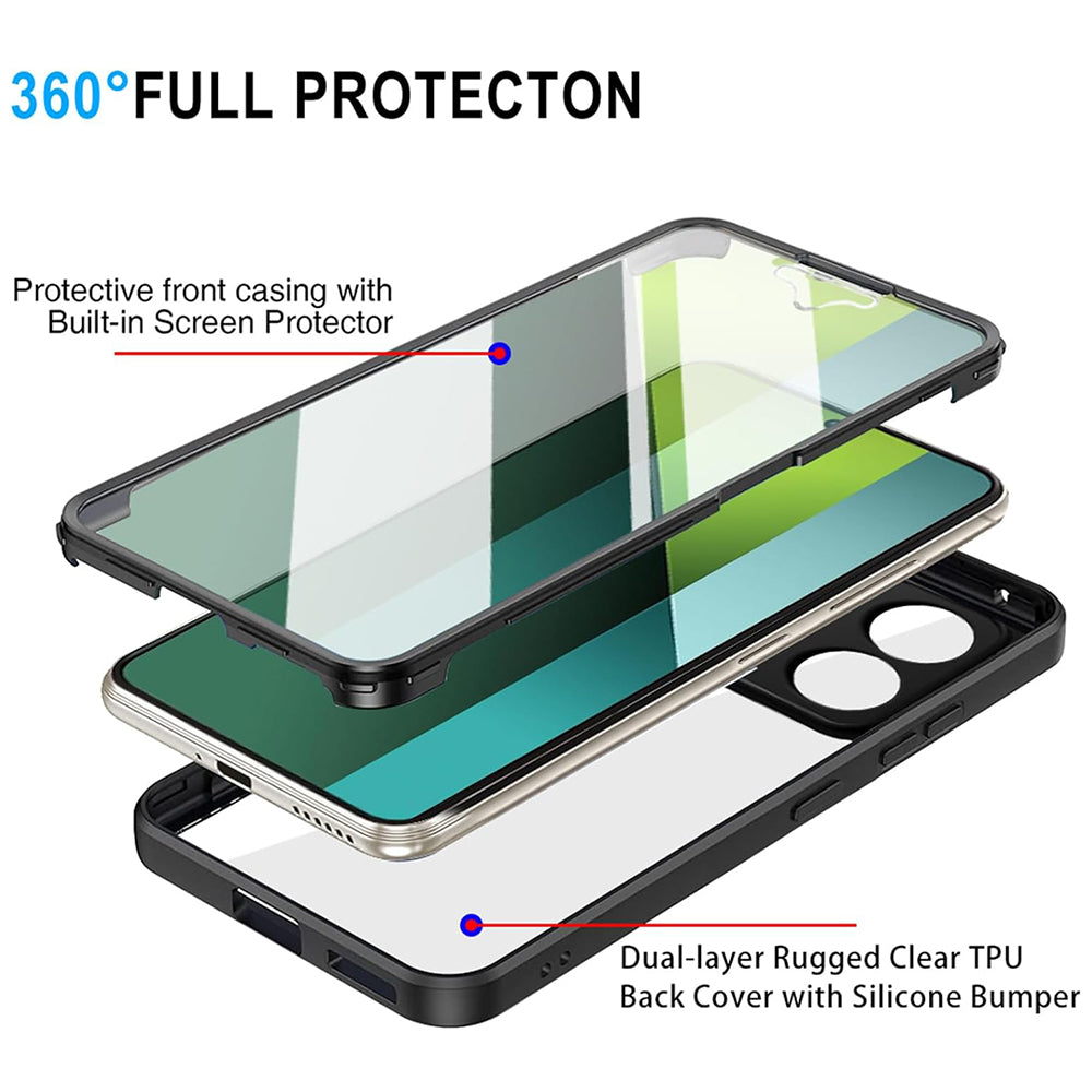 Θήκη για Xiaomi Redmi Note 13 5G, Techsuit, ColorVerse 360, Μωβ