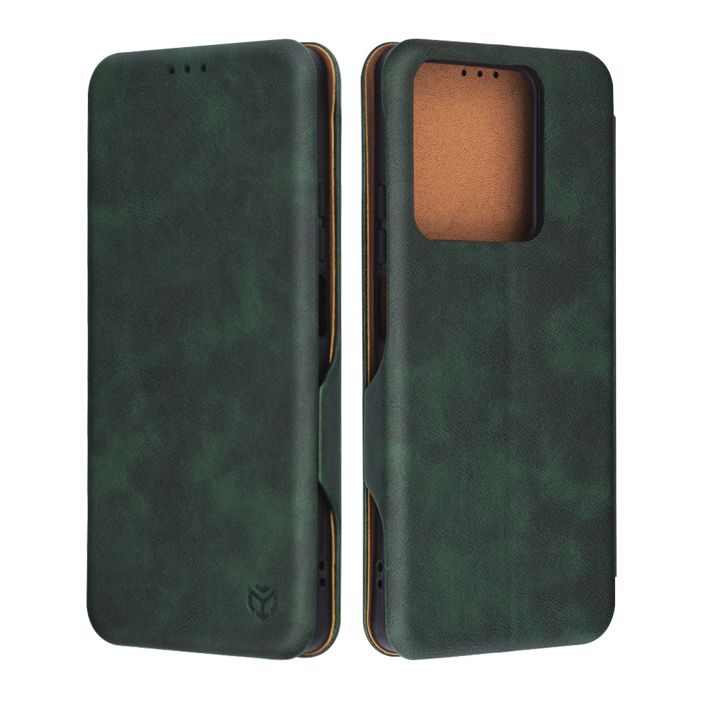 Θήκη για Xiaomi Redmi Note 13 5G, Techsuit, Safe Wallet Plus, Πράσινο