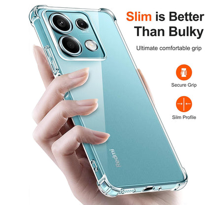 Θήκη για Xiaomi Redmi Note 13 5G, Techsuit, Ανθεκτική σε Κρούσεις Διαφανής, Διάφανη
