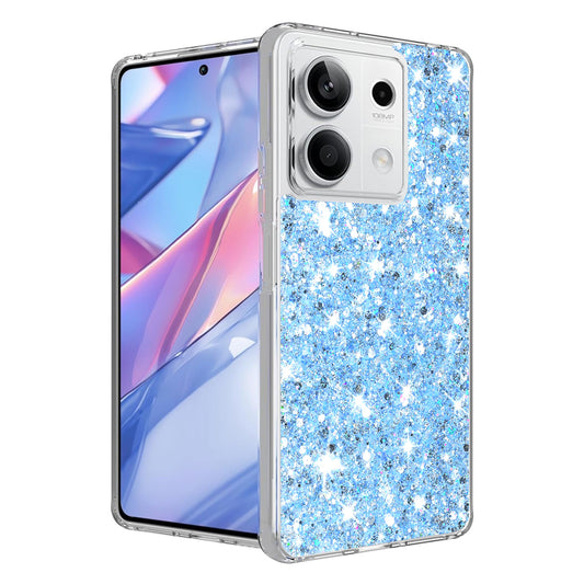 Θήκη για Xiaomi Redmi Note 13 5G, Techsuit, Sparkly Glitter, Μπλε