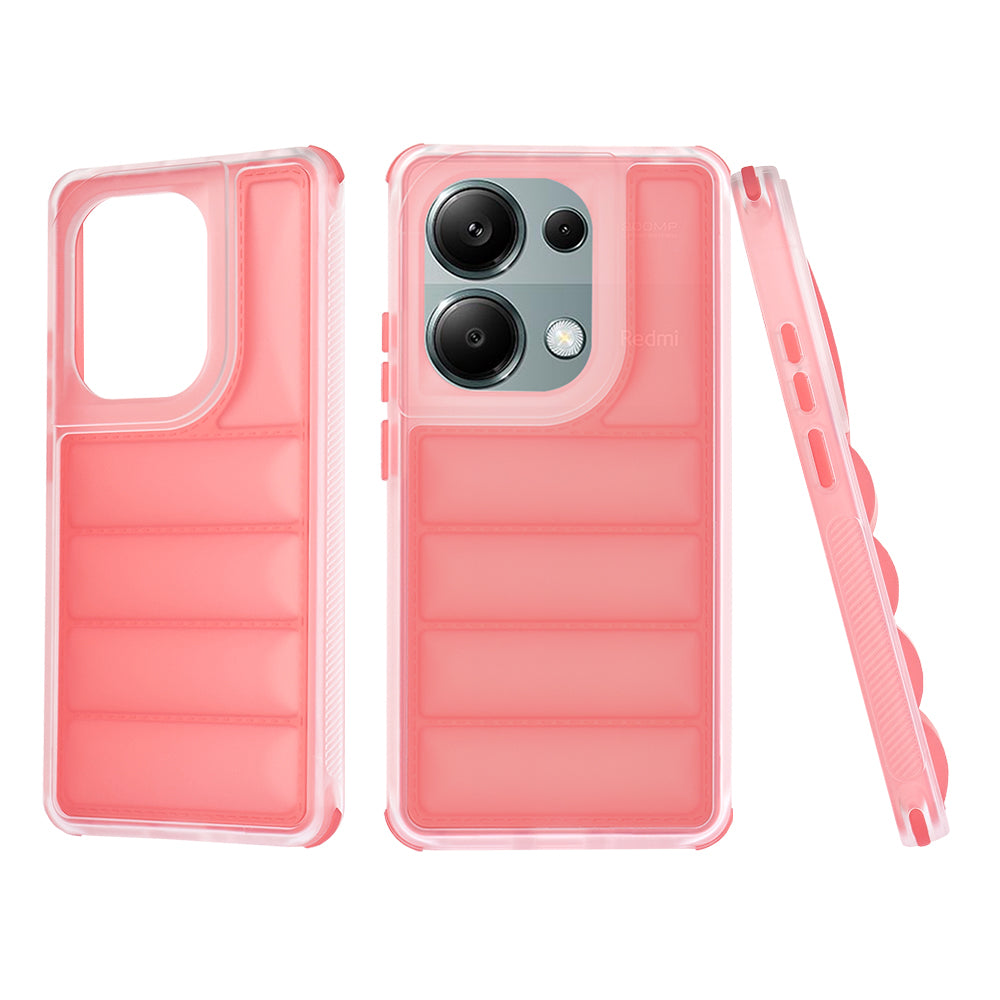 Θήκη για Xiaomi Redmi Note 13 Pro 4G / Poco M6 Pro 4G, Techsuit, Wave Shield, Κόκκινο