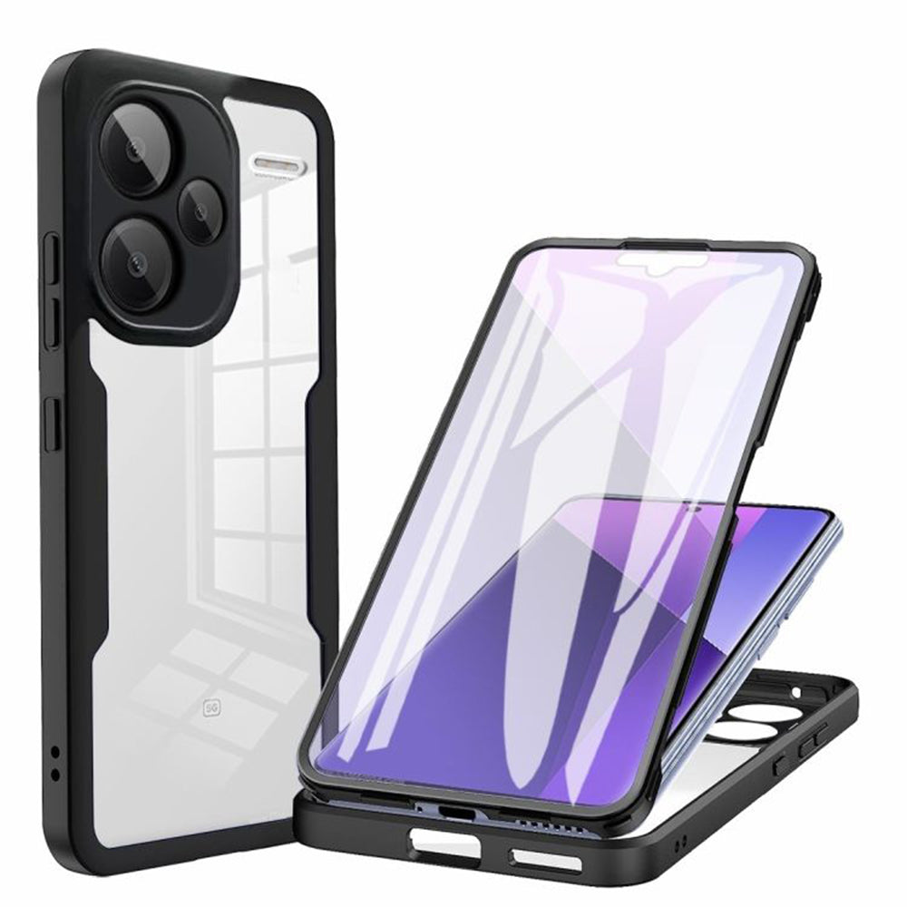 Θήκη για Xiaomi Redmi Note 13 Pro+, Techsuit, ColorVerse 360, Μαύρο