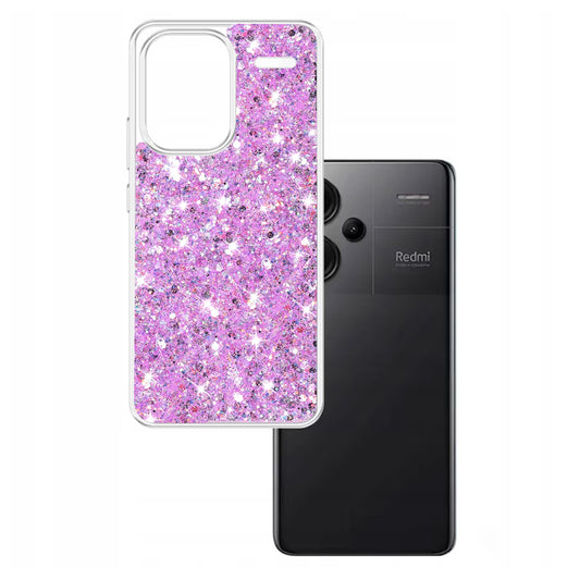 Θήκη για Xiaomi Redmi Note 13 Pro+, Techsuit, Sparkly Glitter, Magenta