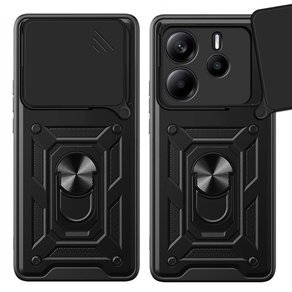 Θήκη για Xiaomi Redmi Note 14 4G (Περιφερειακή), Techsuit, CamShield, Μπλε