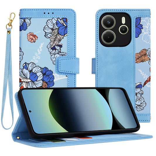 Θήκη για Xiaomi Redmi Note 14 4G (Περιφερειακή), Techsuit, FlipCraft, Μπλε