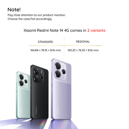 Θήκη για Xiaomi Redmi Note 14 4G (Standard), Techsuit, ColorVerse 360, Ροζ