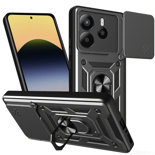 Θήκη για Xiaomi Redmi Note 14 5G, Techsuit, CamShield, Μαύρο