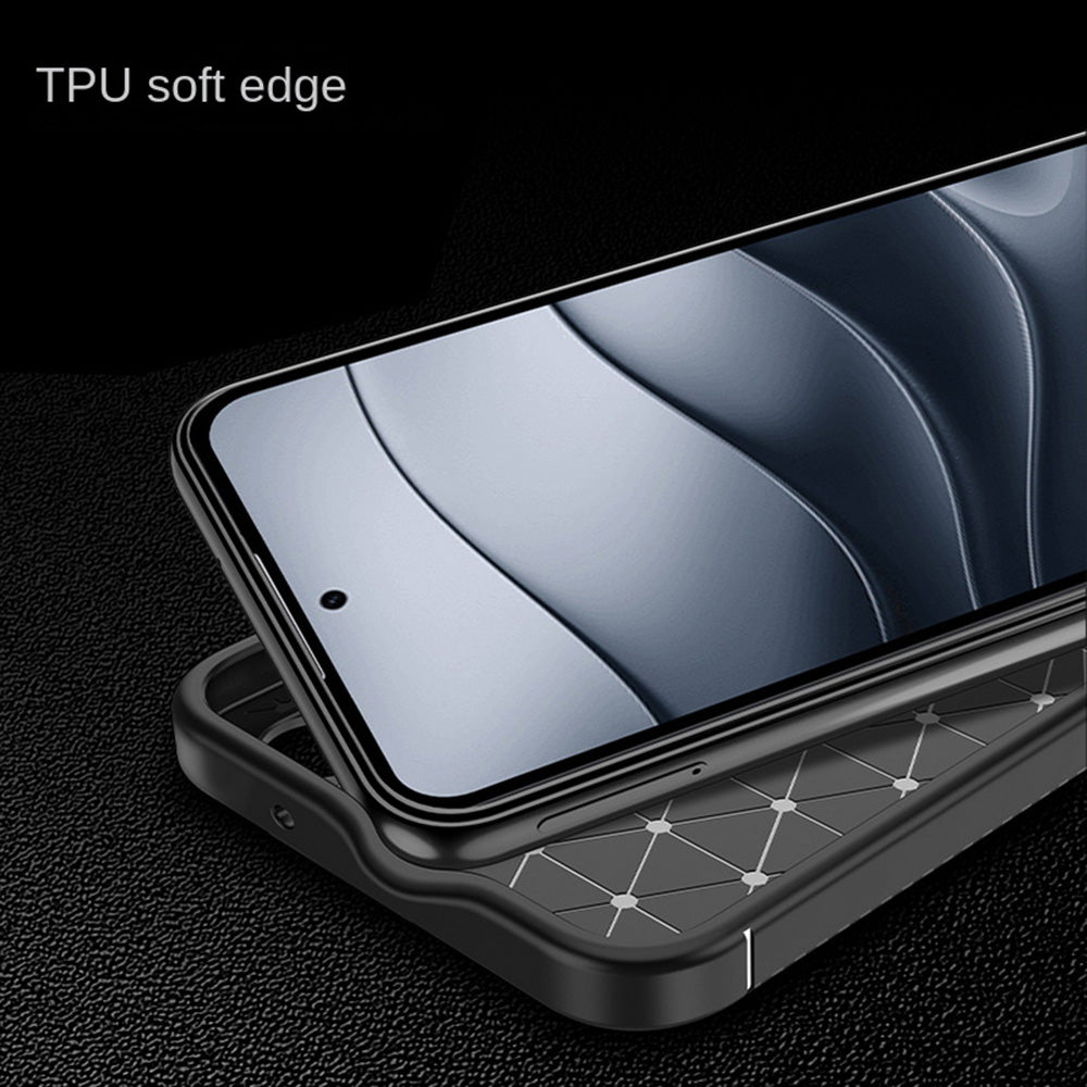 Θήκη για Xiaomi Redmi Note 14 5G, Techsuit, CarbonFiber, Μαύρη