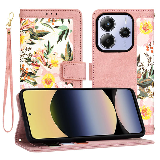 Θήκη για Xiaomi Redmi Note 14 5G, Techsuit, FlipCraft, Ροζ