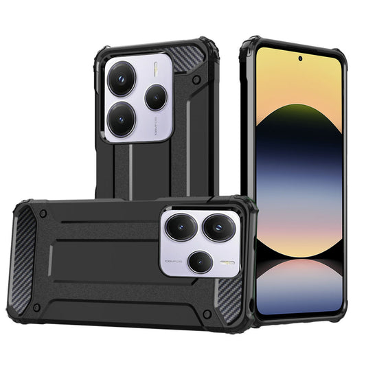 Θήκη για Xiaomi Redmi Note 14 5G, Techsuit, Hybrid Armor, Μαύρη