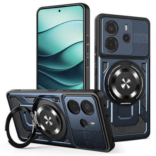Θήκη για Xiaomi Redmi Note 14 5G, Techsuit, RuggedCam, Μπλε