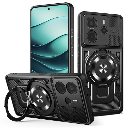 Θήκη για Xiaomi Redmi Note 14 5G, Techsuit, RuggedCam, Μαύρη