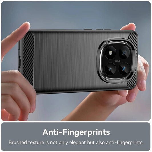 Θήκη για Xiaomi Redmi Note 14 Pro 4G, Techsuit, Carbon, Μπλε