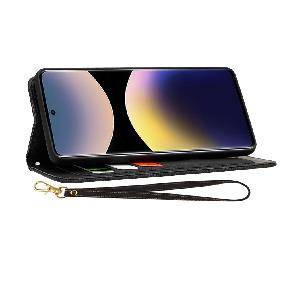 Θήκη για Xiaomi Redmi Note 14 Pro 4G, Techsuit, FlipCraft, Μαύρο