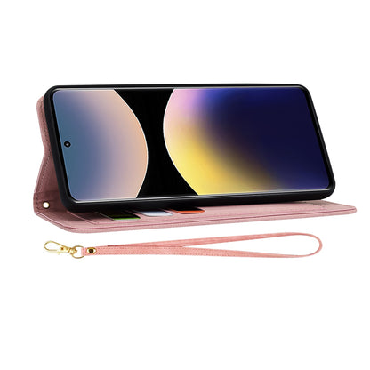 Θήκη για Xiaomi Redmi Note 14 Pro 4G, Techsuit, FlipCraft, Ροζ