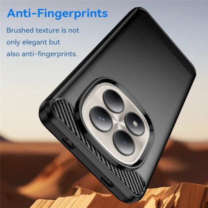 Θήκη για Xiaomi Redmi Note 15 Pro 4G, Techsuit, Καρμπόν, Μαύρη