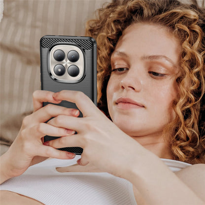 Θήκη για Xiaomi Redmi Note 15 Pro 4G, Techsuit, Καρμπόν, Μαύρη