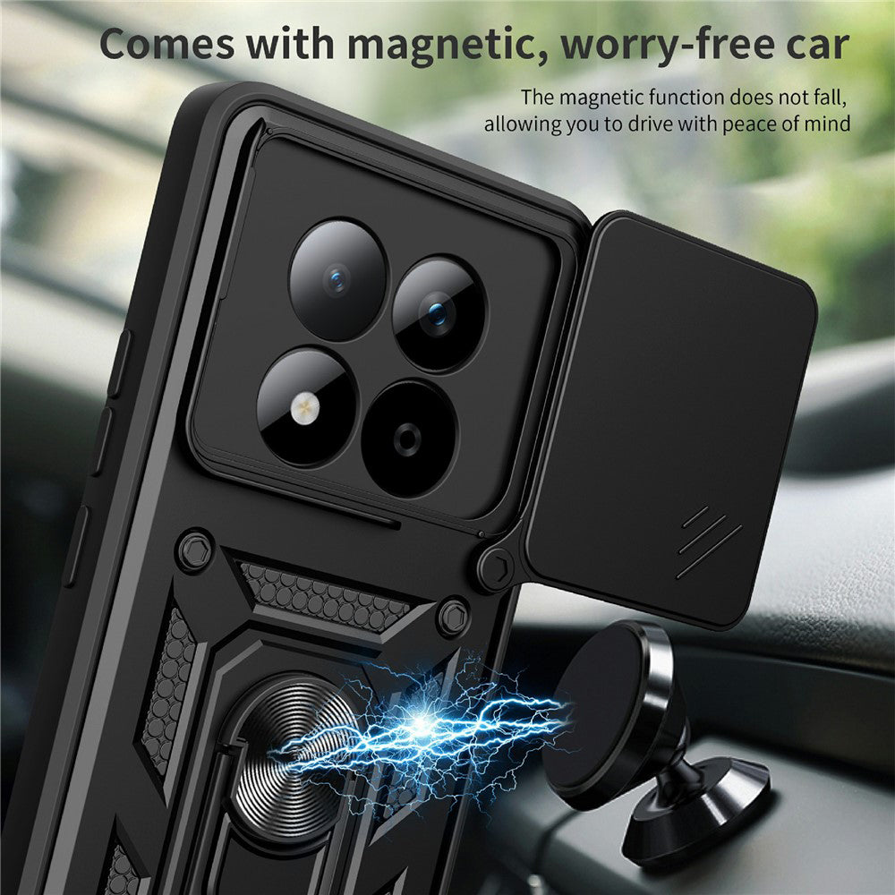 Case for Xiaomi Redmi Note 15 Pro 5G, Techsuit, CamShield, Black