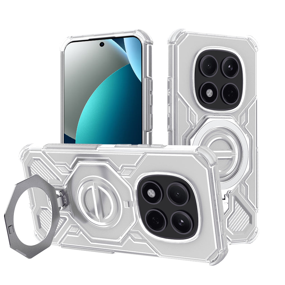 Θήκη για Xiaomi Redmi Note 15 Pro 5G, Techsuit, Carbon Shield Pro, Λευκή