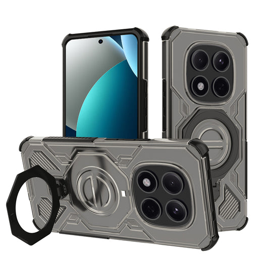 Θήκη για Xiaomi Redmi Note 15 Pro 5G, Techsuit, Carbon Shield Pro, Σκούρο Γκρι