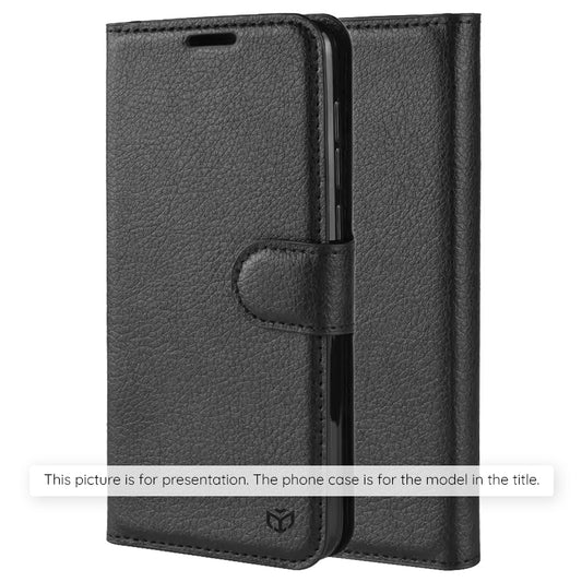 Θήκη για Xiaomi Redmi Note 15 Pro 5G, Techsuit, Leather Folio, Μαύρη