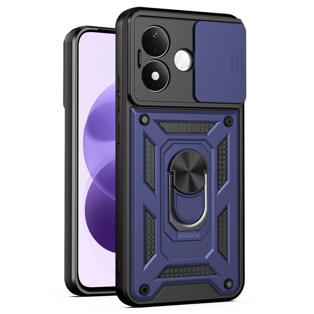 Case for Xiaomi Redmi Note 17 4G / Note 17 5G, Techsuit, CamShield, Blue