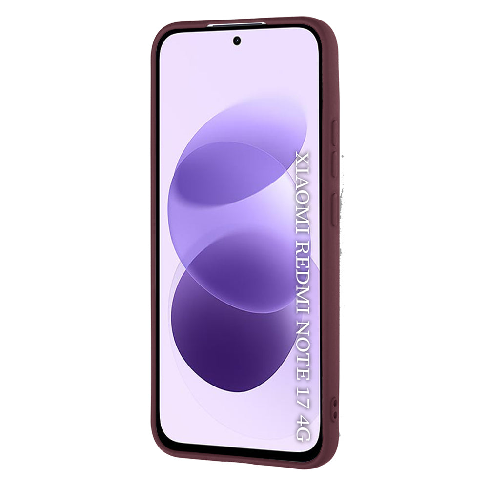 Θήκη για Xiaomi Redmi Note 17 4G / Note 17 5G, Techsuit, SoftFlex, Μπορντό