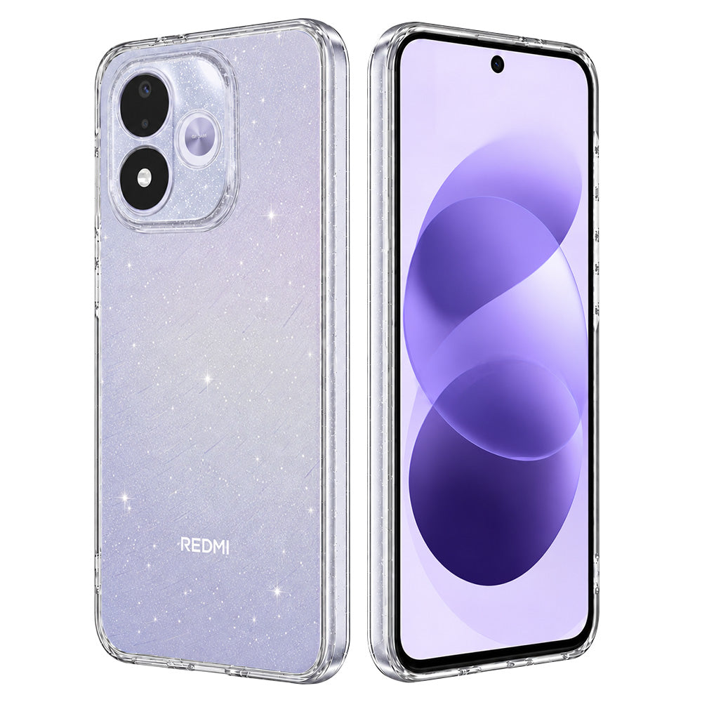 Θήκη για Xiaomi Redmi Note 17 4G / Note 17 5G, Techsuit, SparkleSkin, Διάφανη