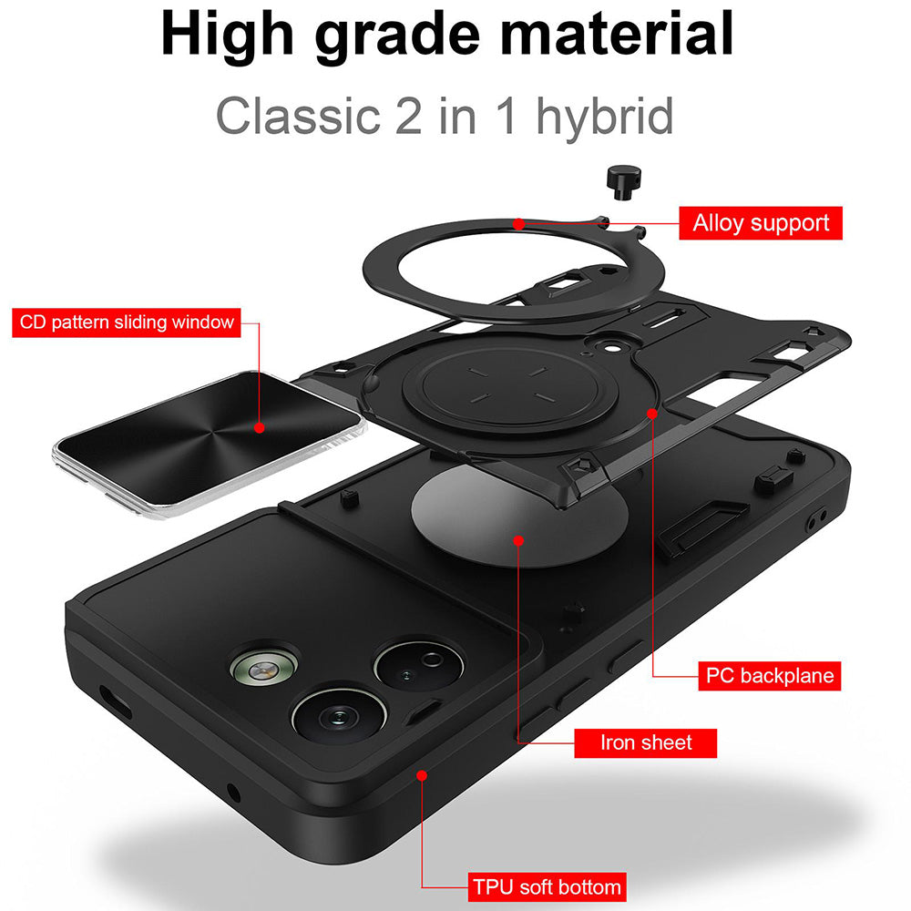 Case for Xiaomi Redmi Note 17 Pro Max, Techsuit, CamGuard Pro, Red