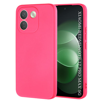 Case for Xiaomi Redmi Note 17 Pro Max, Techsuit, SoftFlex, Dark Pink